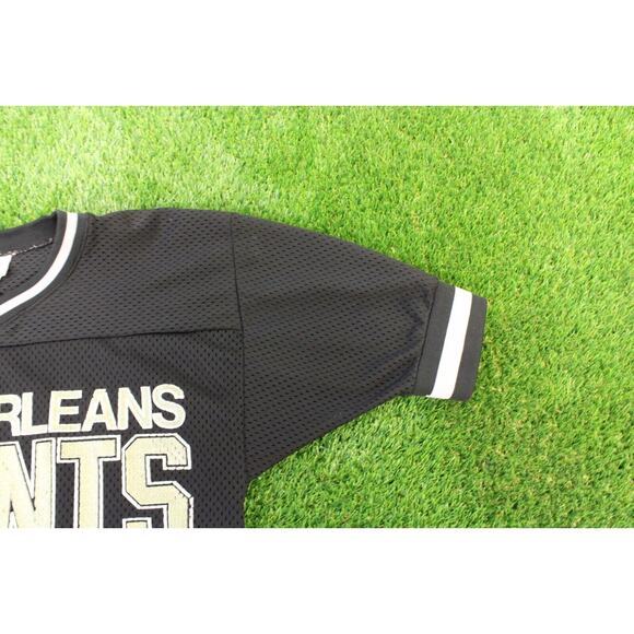 Vintage New Orleans Saints Jersey Logo 7 Men's Size Large Blank Short Sleeve - Picture 3 of 5